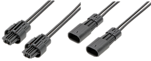 Off-the-Shelf Squba 3.60mm-Pitch Sealed Wire-to-Wire Connector System